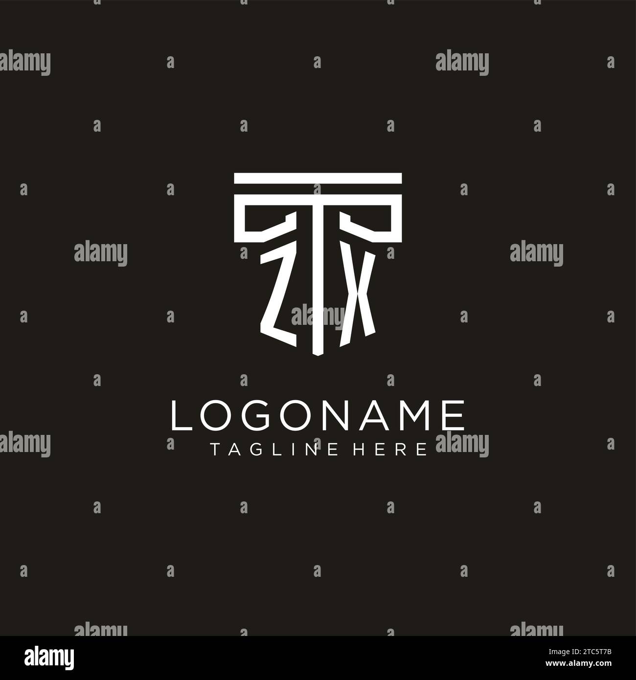 Zx brand logo hi-res stock photography and images - Alamy