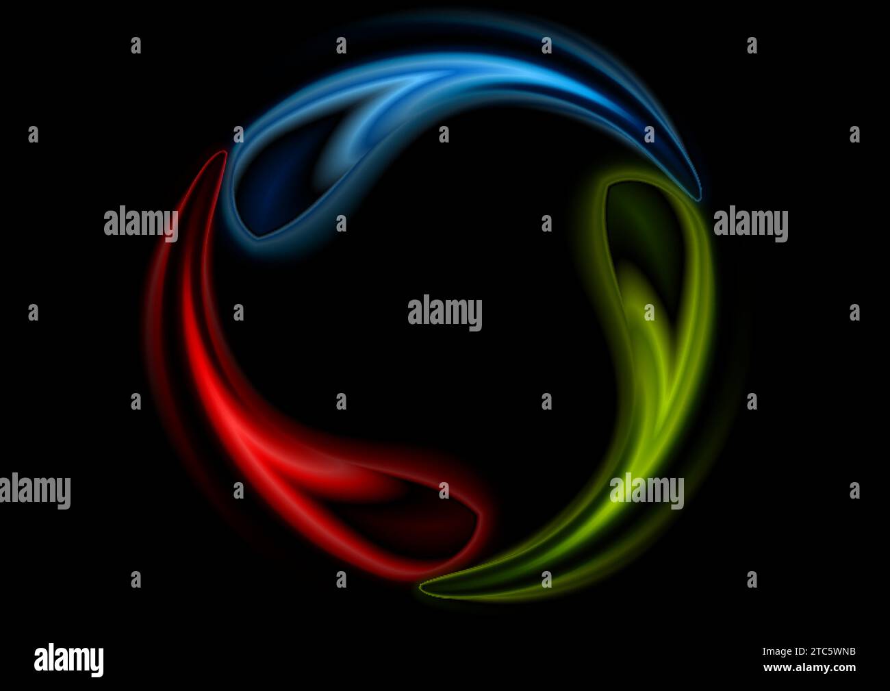 Multicolored glossy circle shape abstract background. Vector design Stock Vector