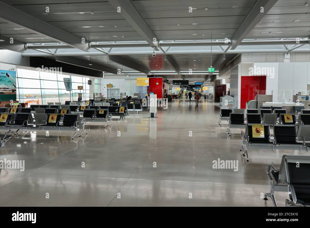 Dublino - Terminal d'imbarco dell'aeroporto Stock Photo