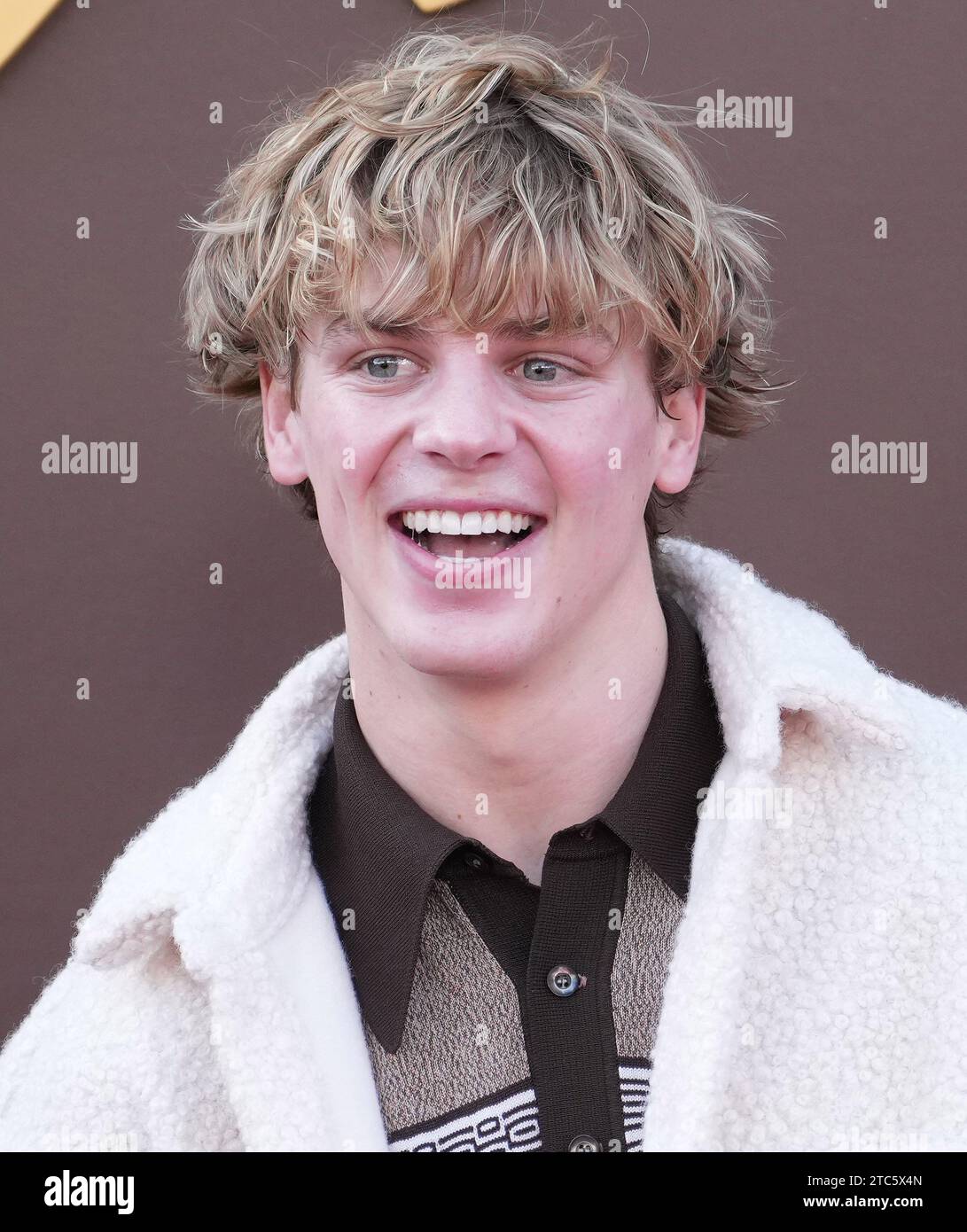 Los Angeles, USA. 10th Dec, 2023. Jack Wright arrives at the Warner