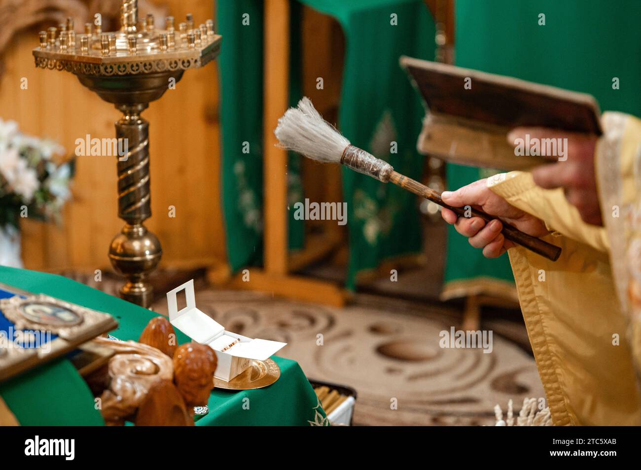 Priest Rings Wit circle hi-res stock photography and images - Alamy