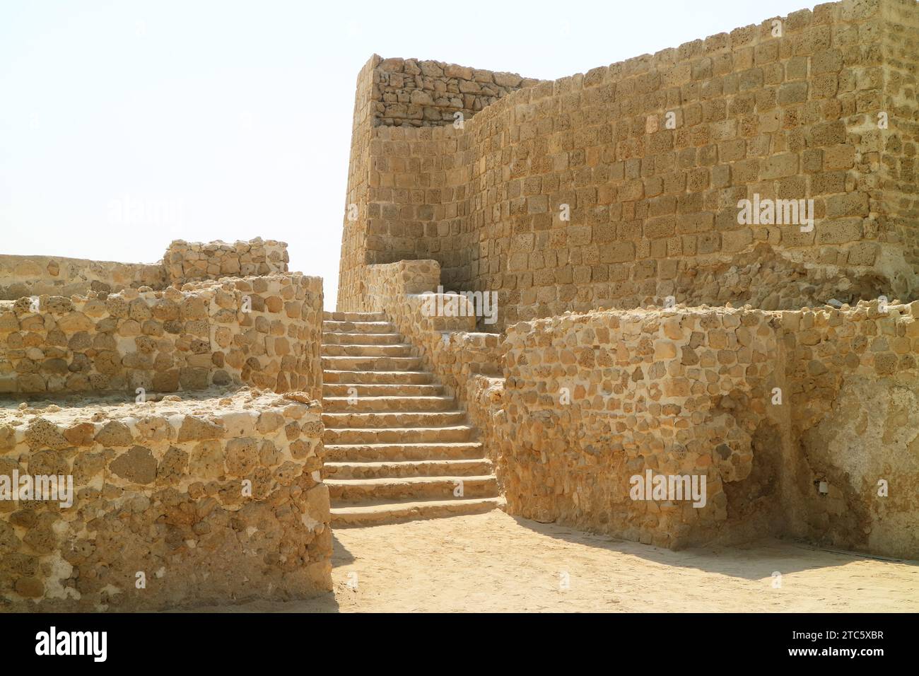 Inside the Ancient Bahrain Fort, UNESCO World Heritage Site in Manama