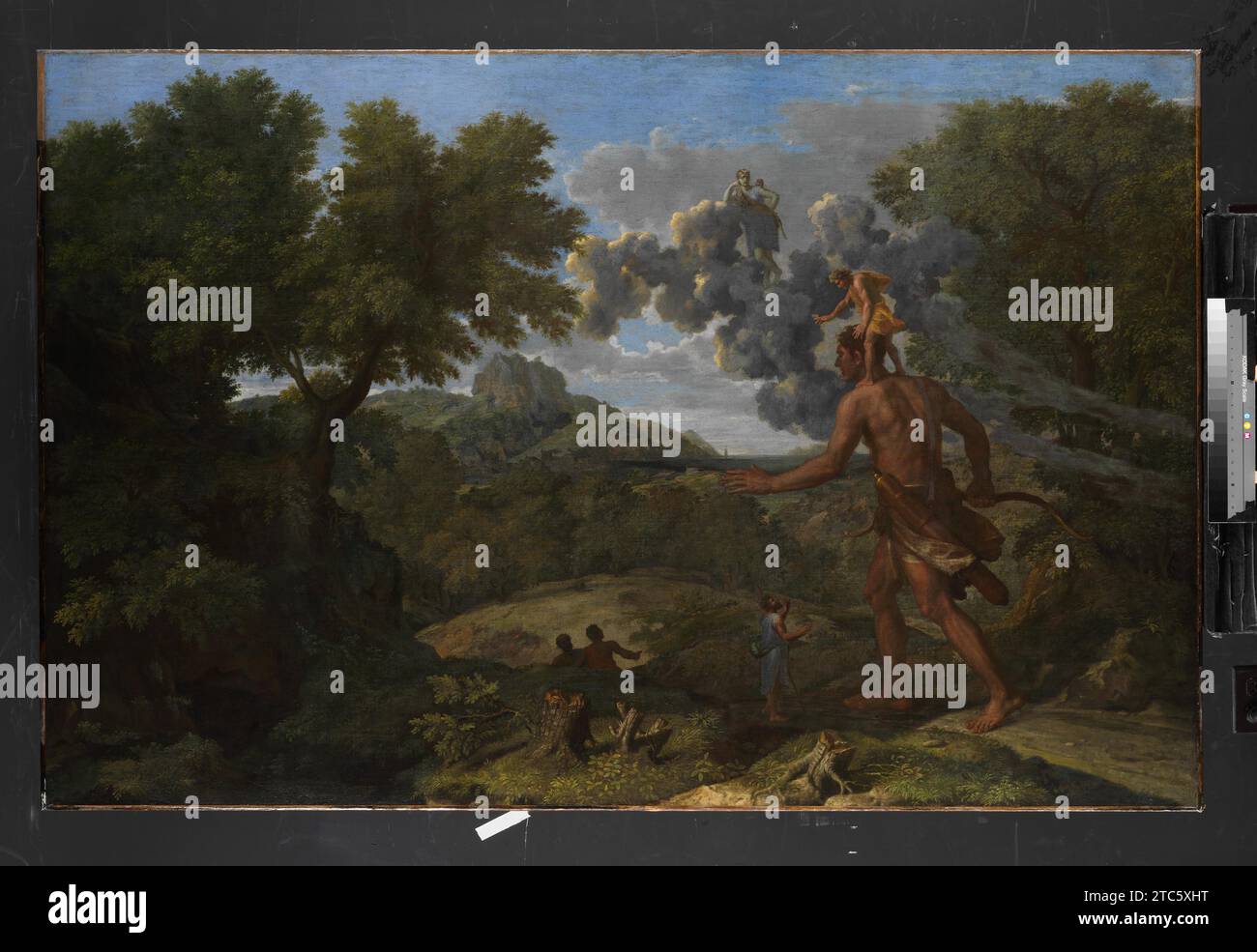 Orion Rising Blind Orion Searching for the Rising Sun 1924 by Nicolas Poussin Stock ...