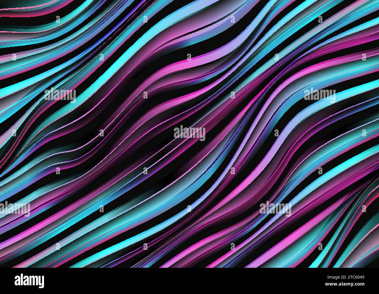 Colorful holographic abstract liquid waves futuristic background ...