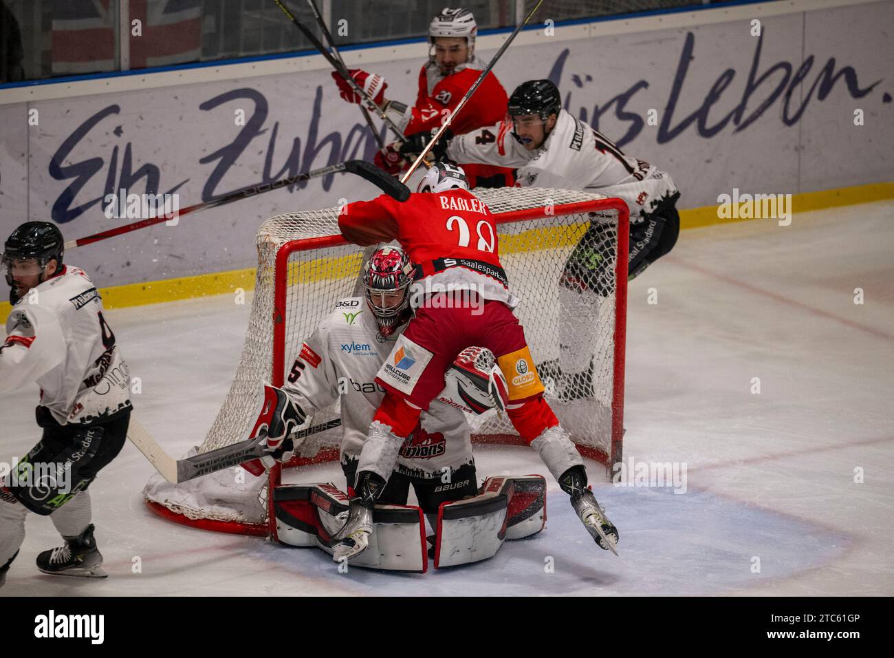 Halle Deutschland 10th Dec 2023 Halle Deutschland 10 Dezember 2023 Eishockey Oberliga 