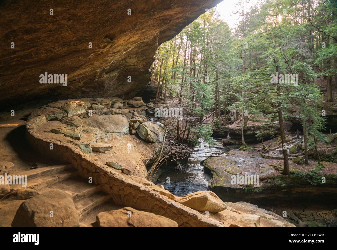 Ash Cave and Old Man s Cave Hocking Hills State Park in the Hocking