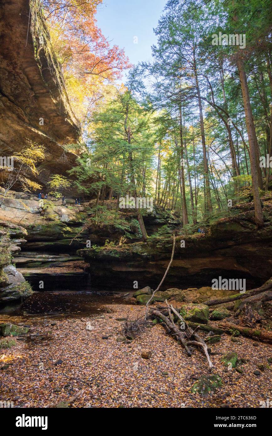 The Hocking Hills State Park in the Hocking Hills region of Hocking