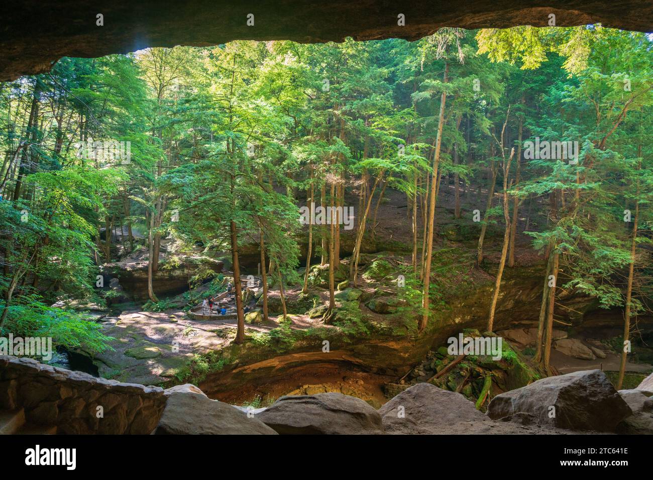 The Hocking Hills State Park in the Hocking Hills region of Hocking County, Ohio, United States