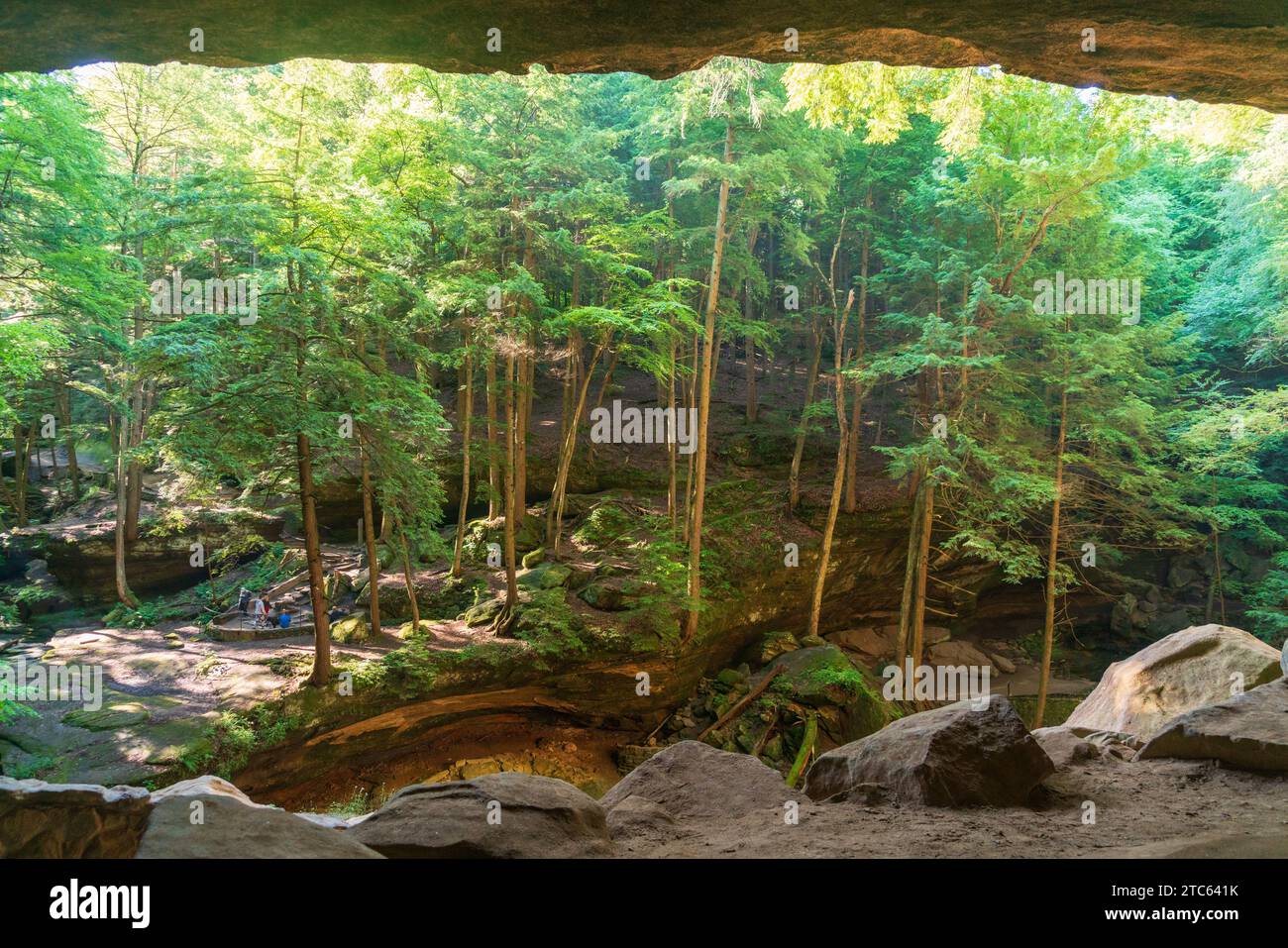 Ash Cave and Old Man’s Cave, Hocking Hills State Park in the Hocking