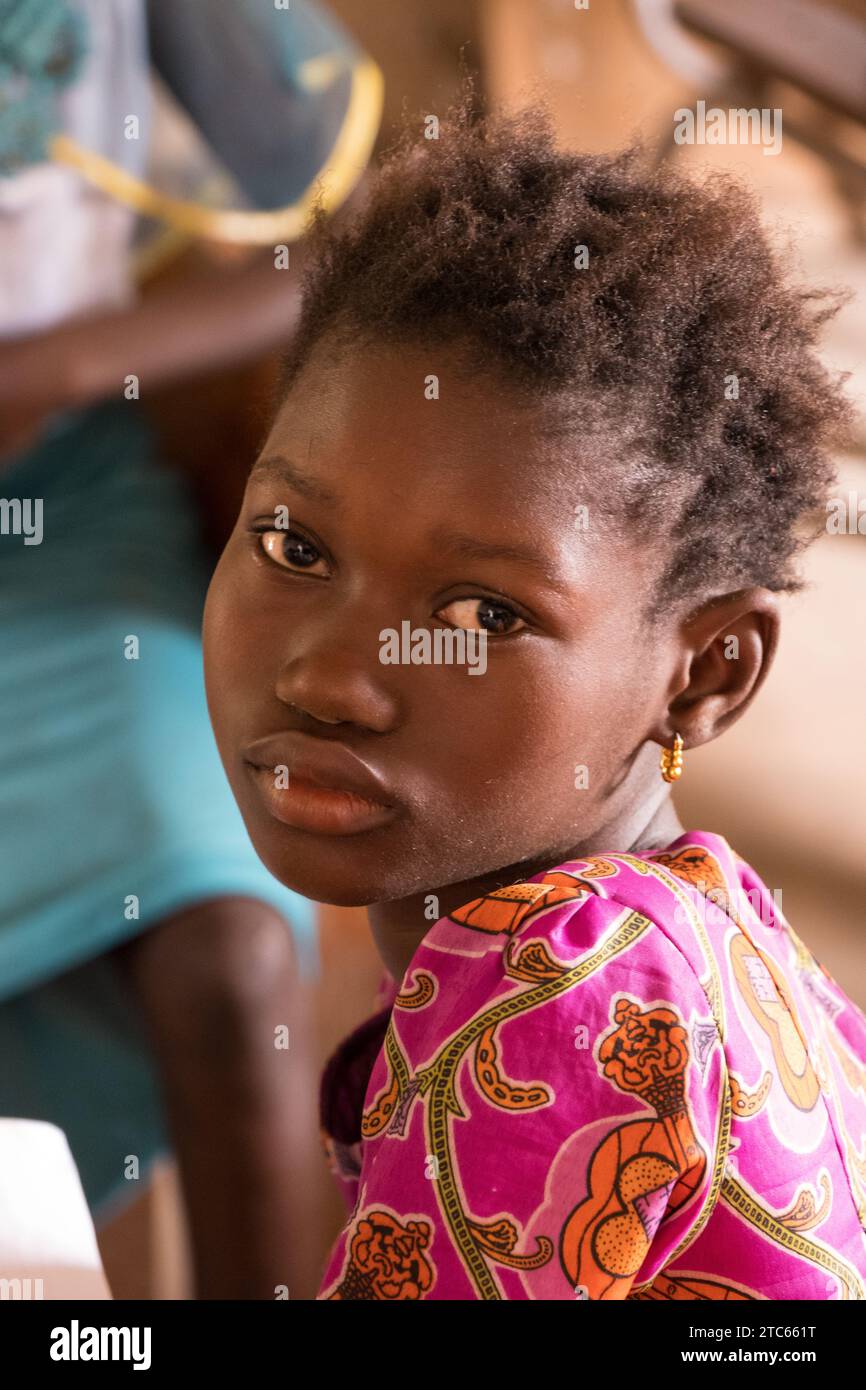 Portrait Of A Girl In The Village Of Sipo In The Sine And Saloum River 