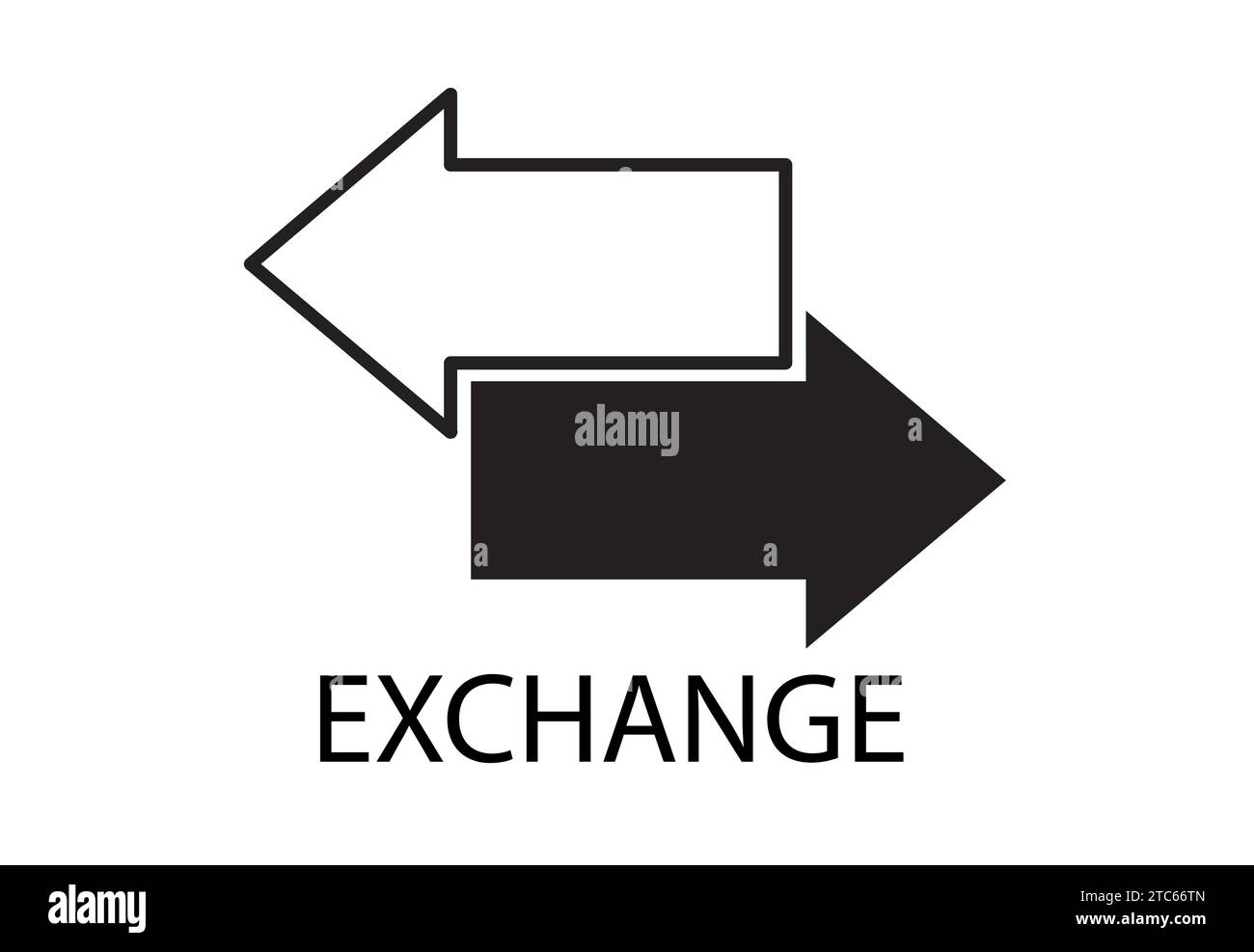 change vector icon on white Stock Vector