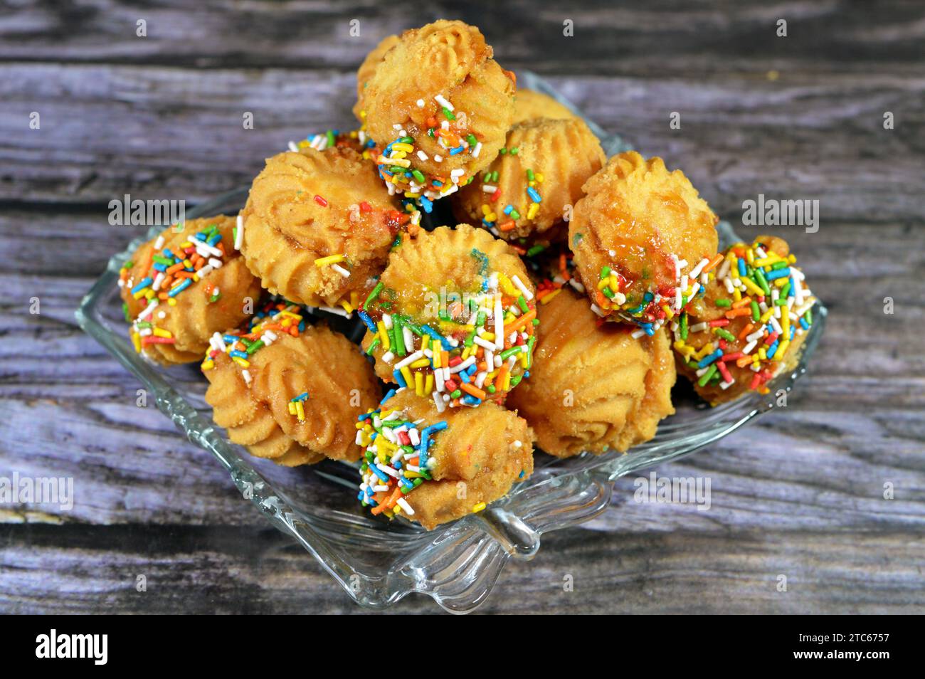 Traditional Arabic cookies for celebration of Islamic holidays of El ...