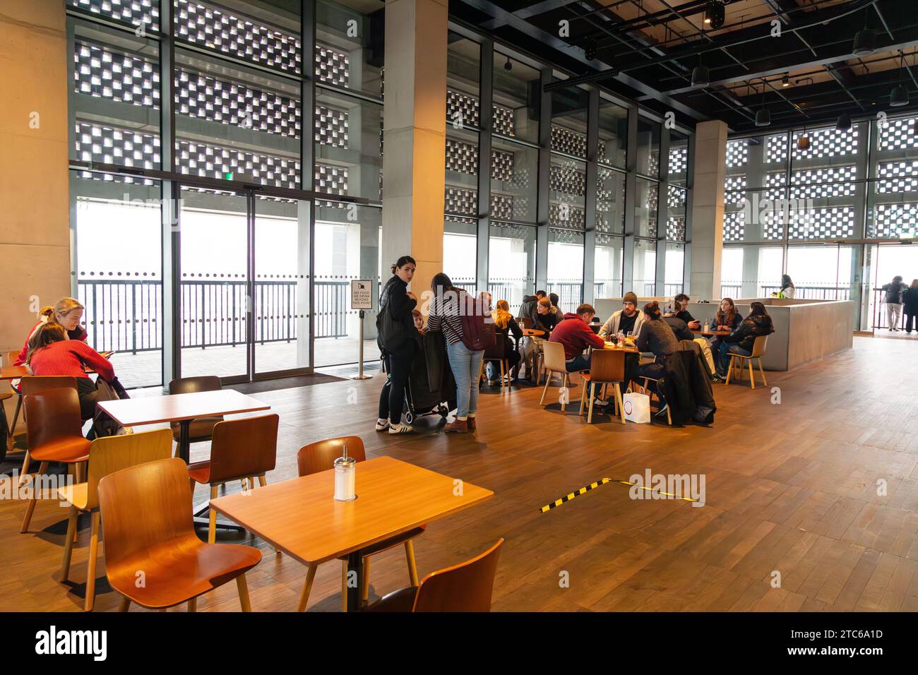 Tate Modern's Espresso Bar, Natalie Bell Building, Tate Modern art
