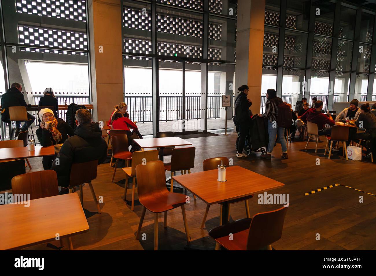 Tate Modern's Espresso Bar, Natalie Bell Building, Tate Modern art