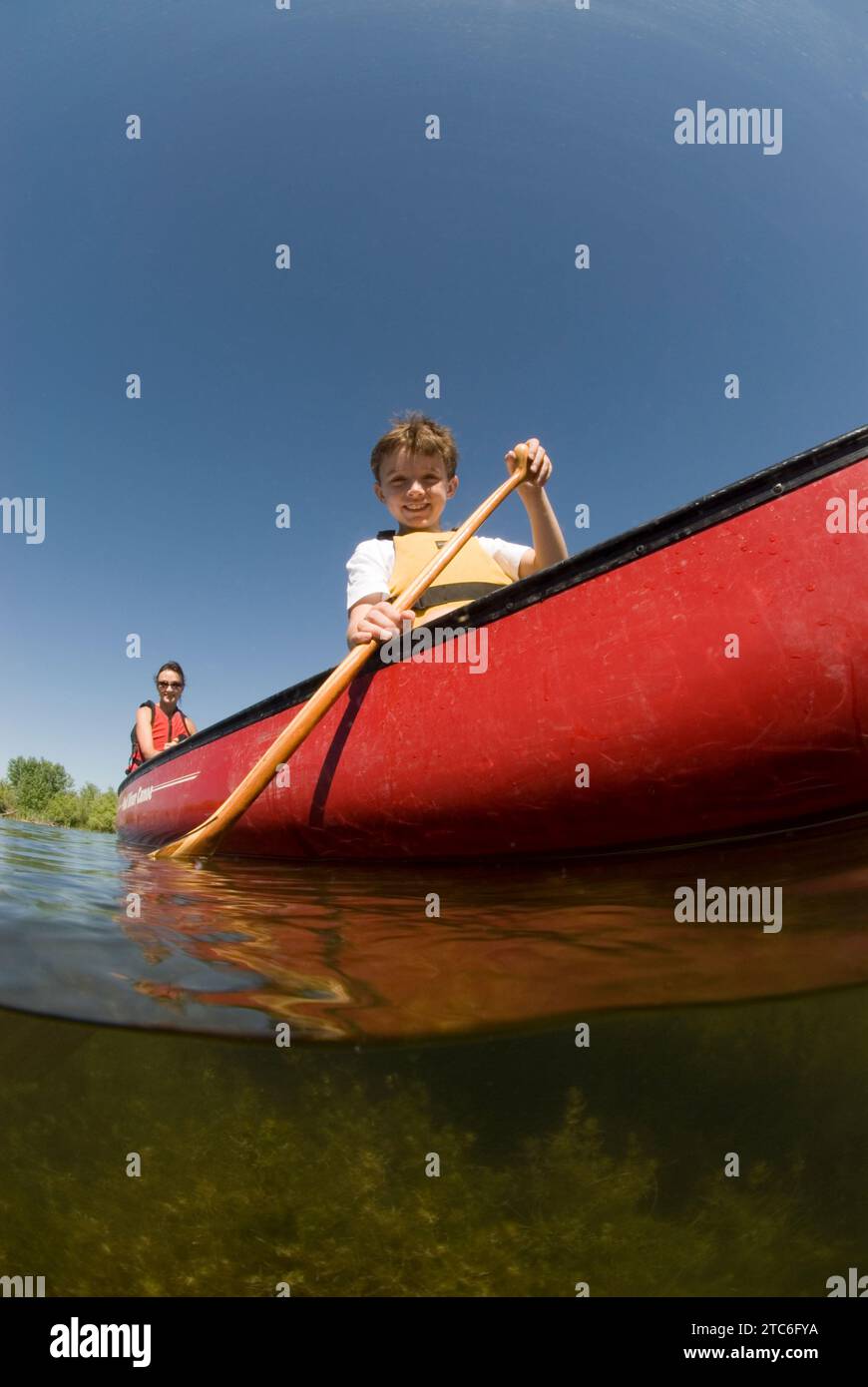 Mother and son canoe hi-res stock photography and images - Page 3 - Alamy