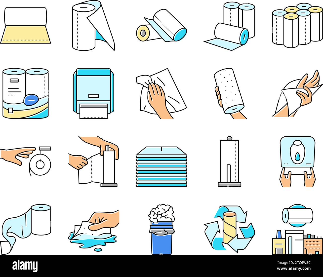 Flushable toilet Stock Vector Images - Alamy