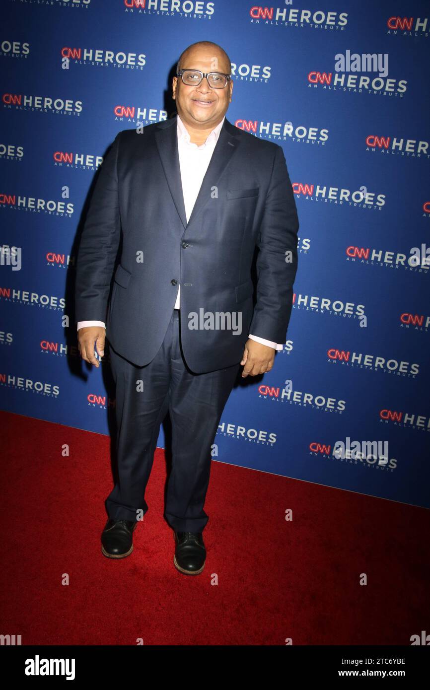 December 10, 2023 Marcus Mabry attend the 17th Annual CNN Heroes: An All-Star Tribute at The American Museum of Natural History in New York. December 10, 2023 Copyright: xRWx Credit: Imago/Alamy Live News Stock Photo