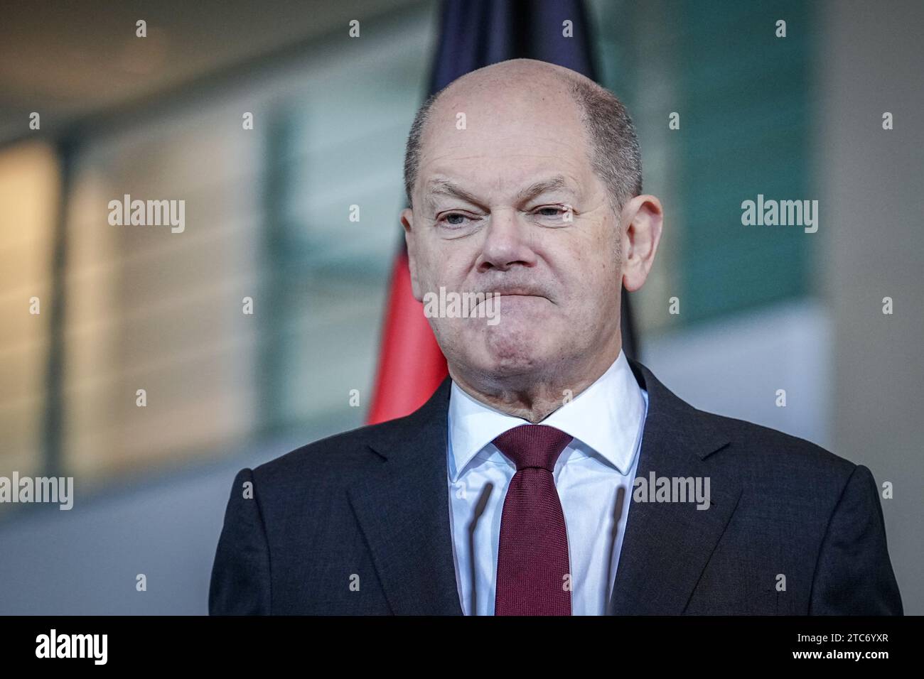 Berlin, Germany. 11th Dec, 2023. Federal Chancellor Olaf Scholz (SPD