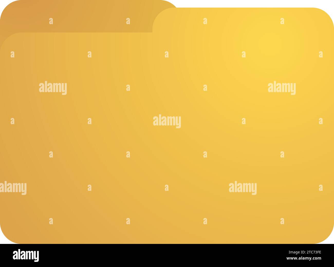 Folder Icon in vector flat gradient style color, illustration, art for ...