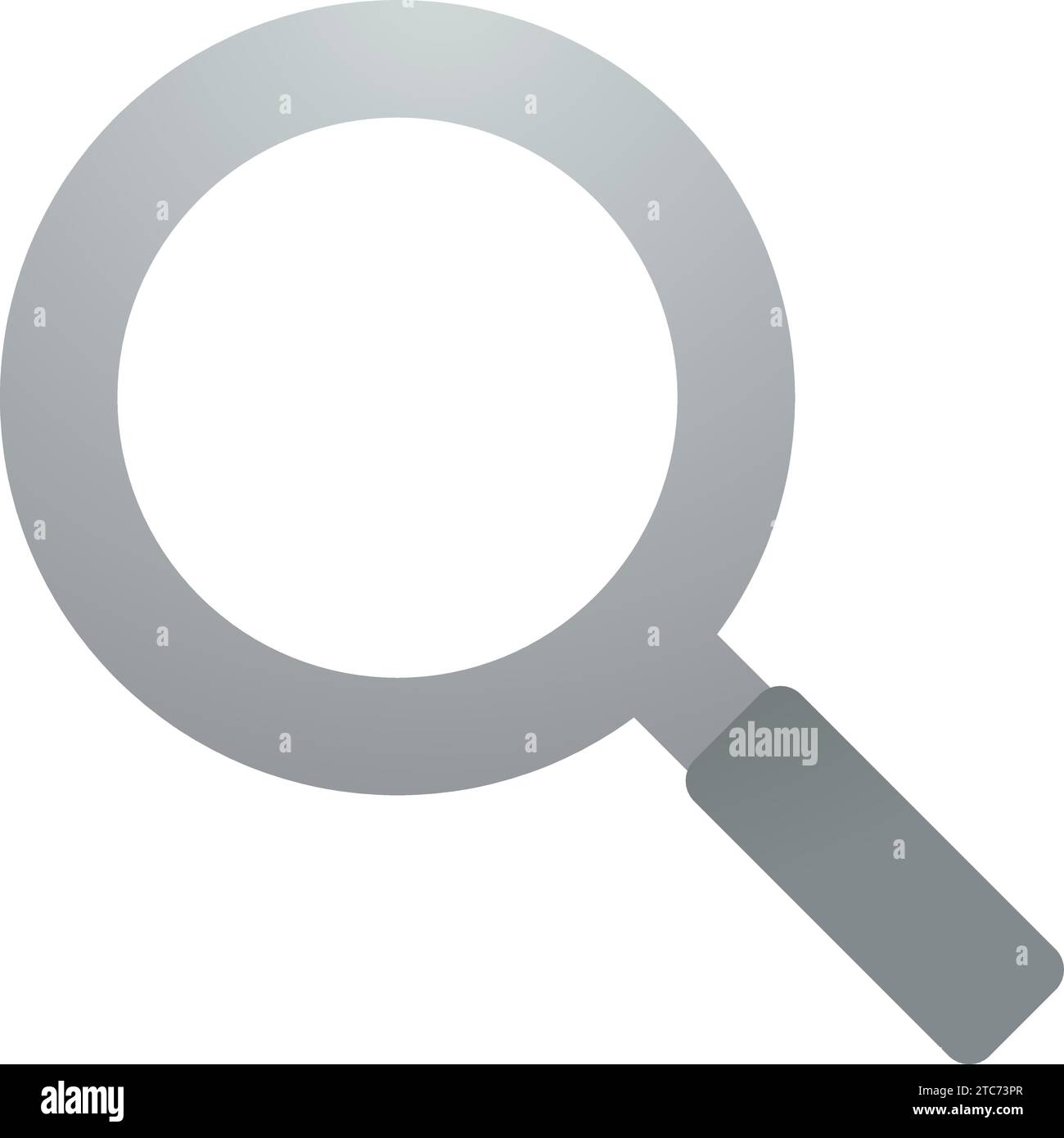 Search magnifier Icon, vector, flat, gradient, color, illustration, art Stock Vector
