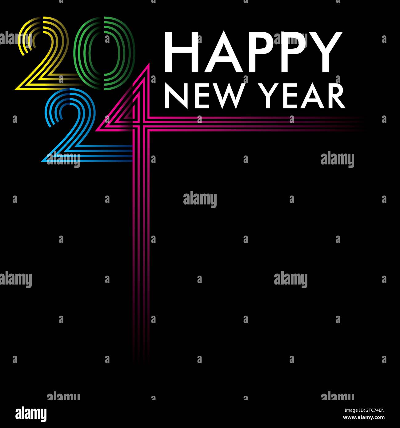 Happy 2025 cut Stock Vector Images Alamy
