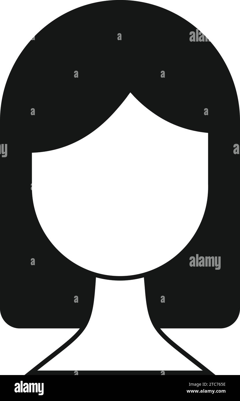 Sleek hairstyle Black and White Stock Photos & Images - Alamy
