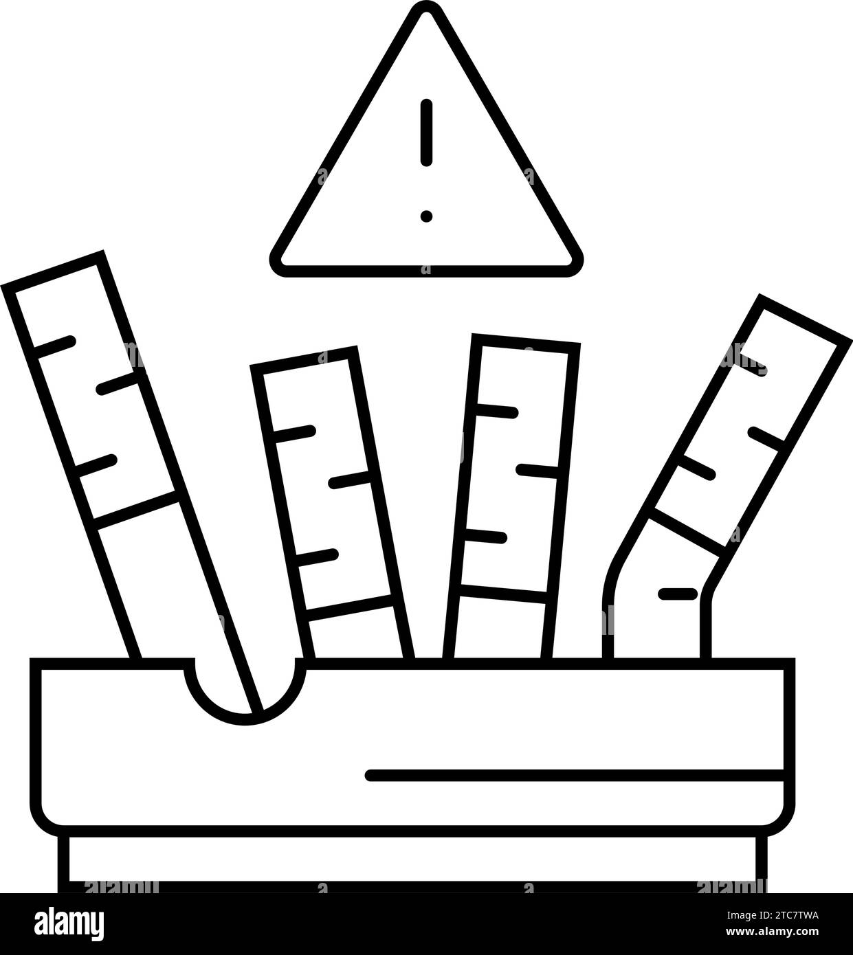 drug nicotine tobacco line icon vector illustration Stock Vector Image ...