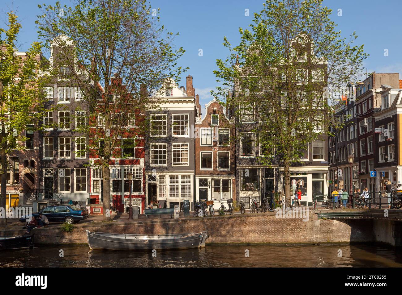 Houses on Herengracht, Amsterdam, Netherlands Stock Photo