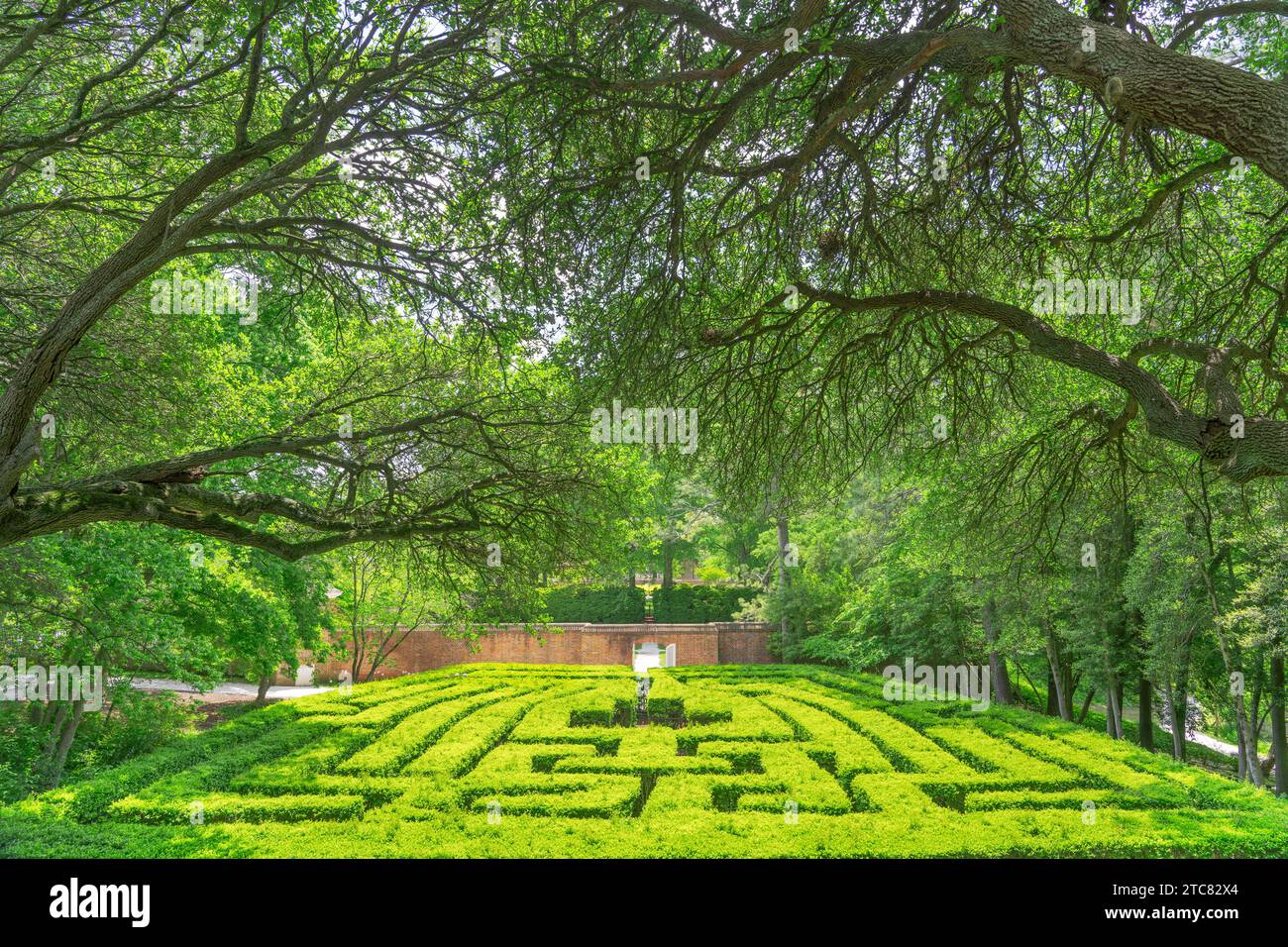 Garden maze virginia hi-res stock photography and images - Alamy