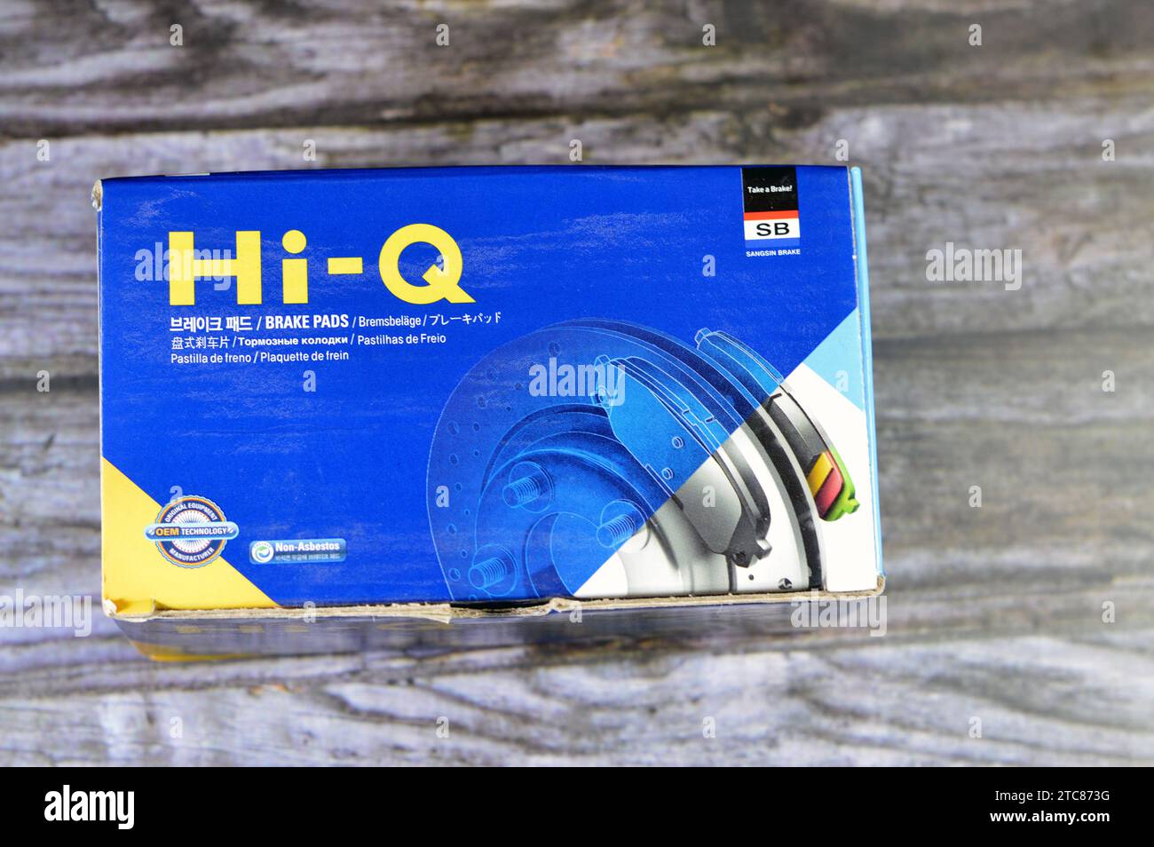 Cairo, Egypt, November 29 2023 HiQ Korean set of new unused auto