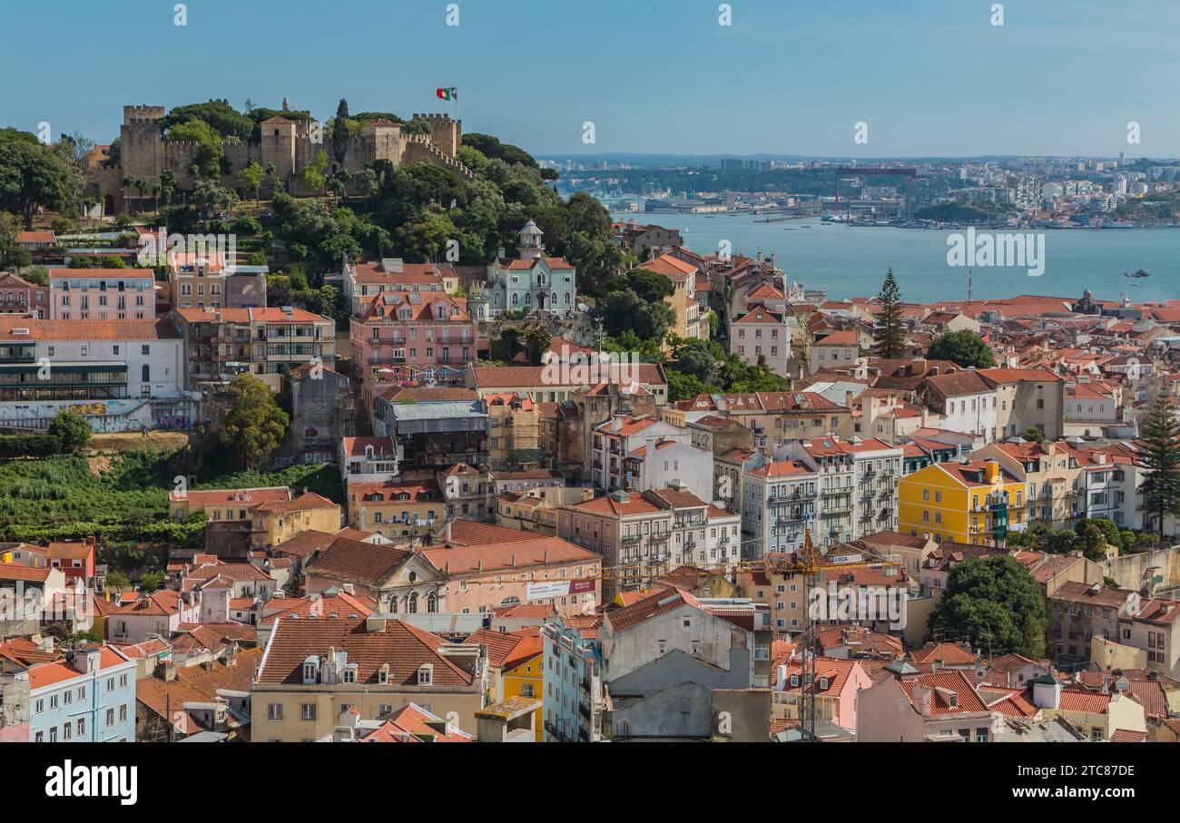 Alfama Area And Sao Jorge Castle Hi res Stock Photography And Images alfama-area-and-sao-jorge-castle-hi-res-stock-photography-and-images