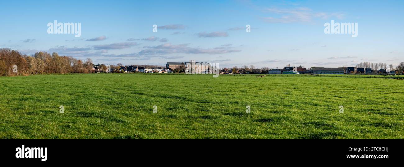 Extra large nature landscape with autumn trees and meadows around Kapelle op den Bos, Flemish Brabant, Belgium Credit: Imago/Alamy Live News Stock Photo