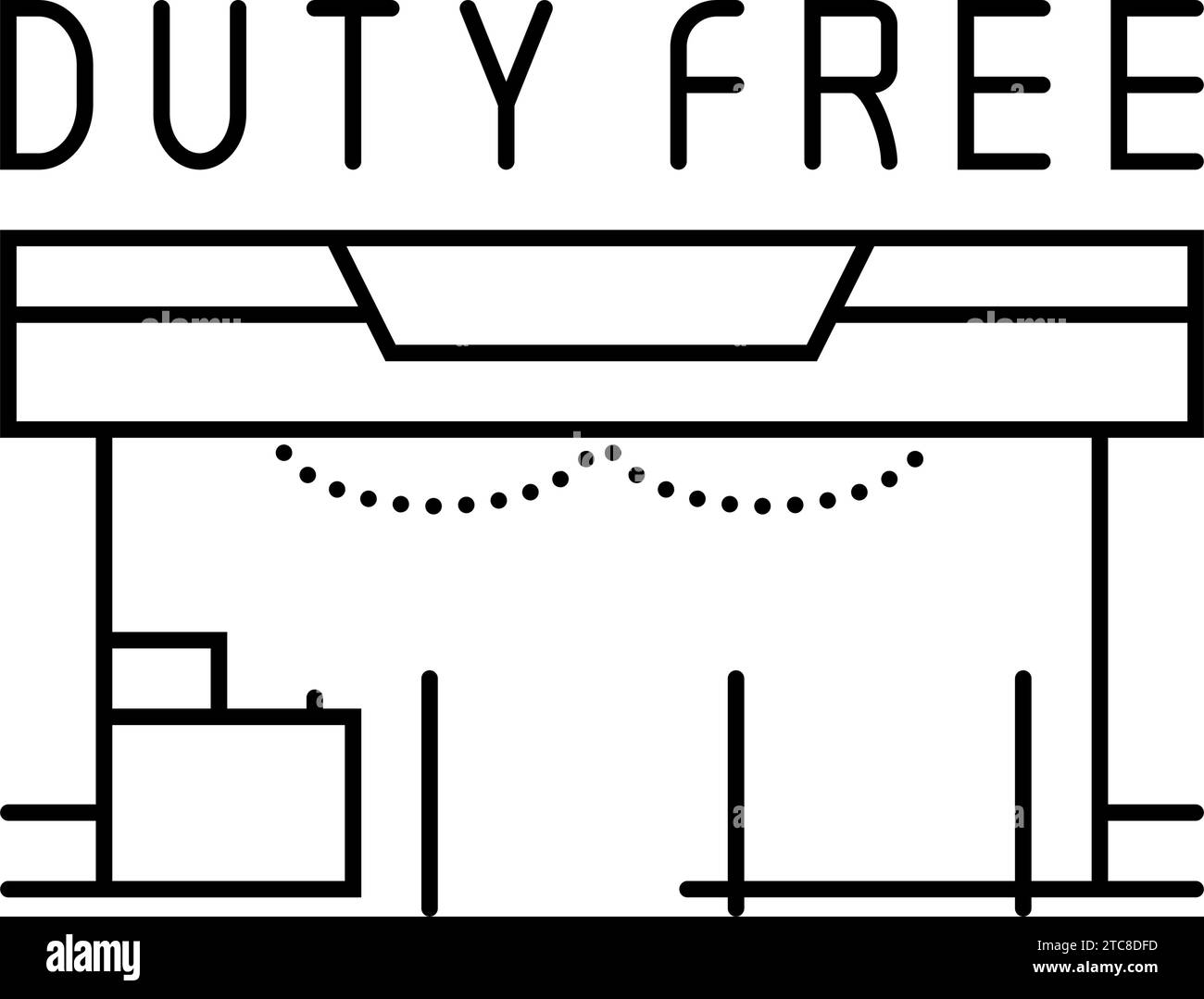 Duty free bag Black and White Stock Photos & Images Alamy
