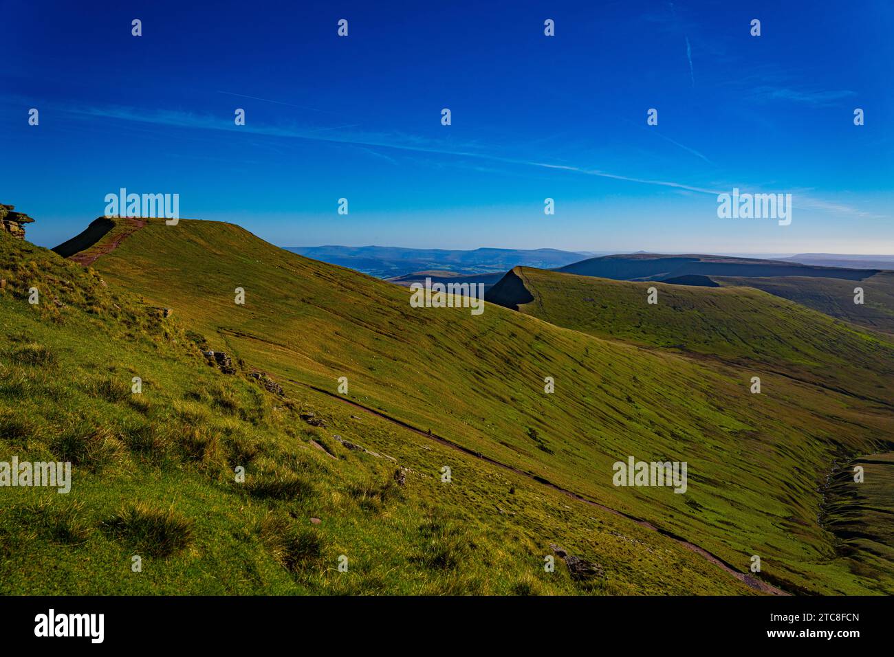 Brecon Beacons Horseshoe, pen y fan and cribyn Stock Photo - Alamy