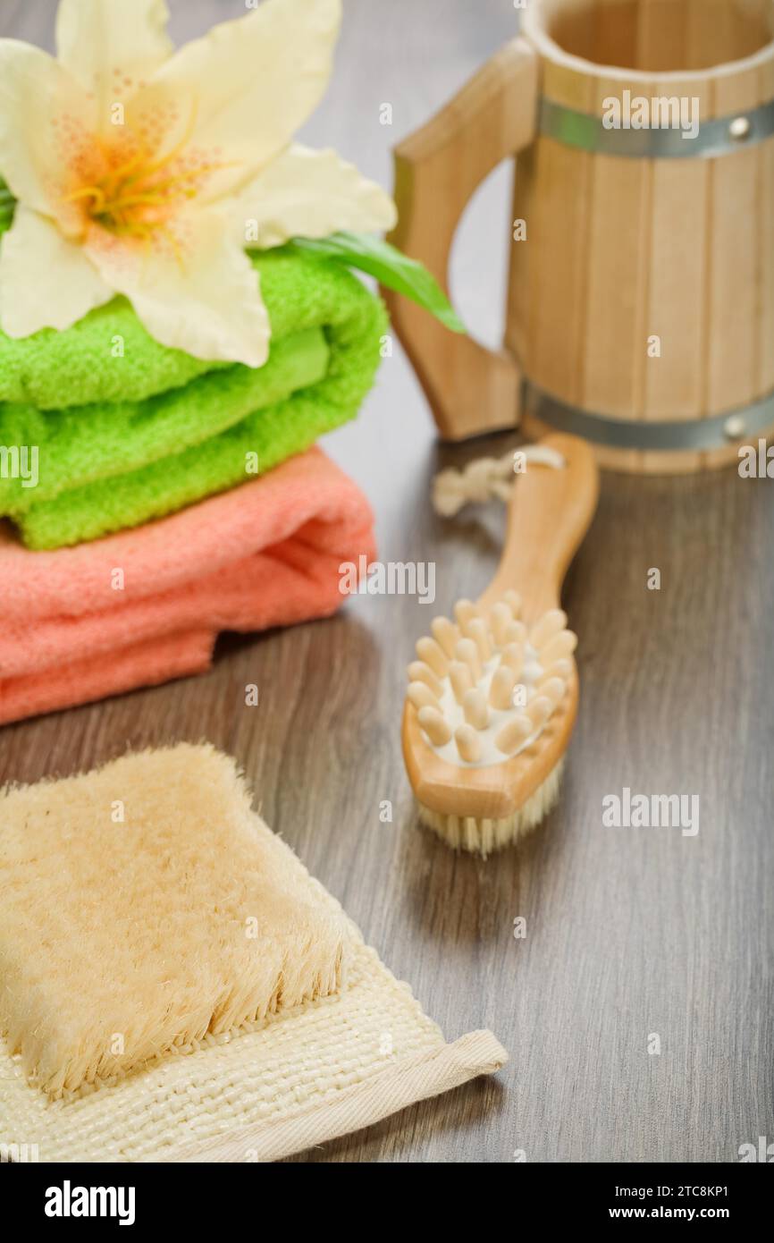 Composition for taking bath Stock Photo Alamy