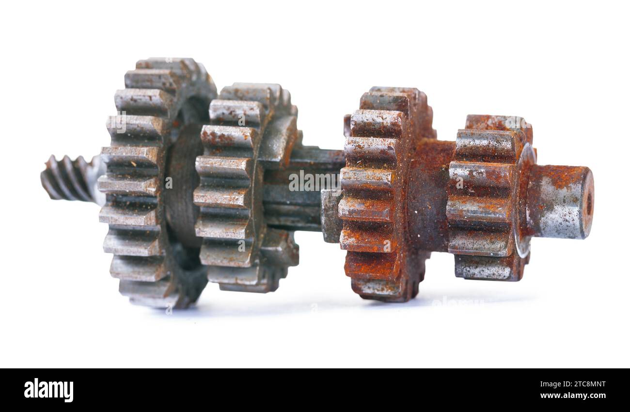 Gear Cable Rust Rusted gear Cut Out Stock Images & Pictures - Alamy