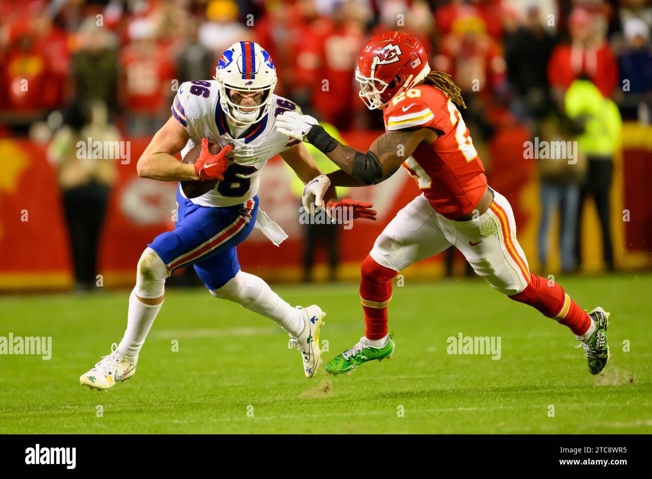 Kansas City Chiefs Safety Justin Reid (20) Tries To Tackle Buffalo ...