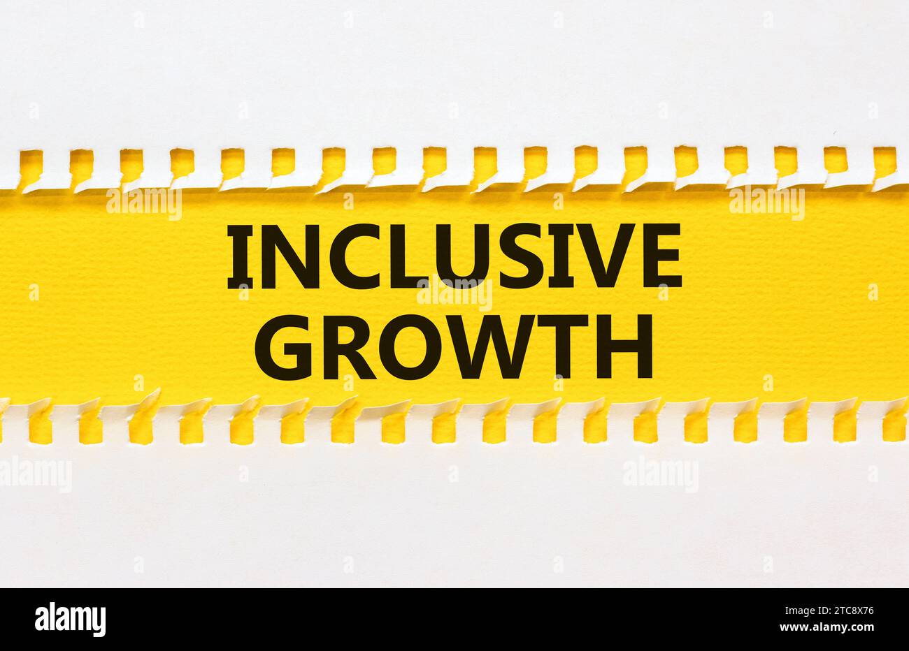 Inclusive growth symbol. Concept words Inclusive growth on beautiful ...