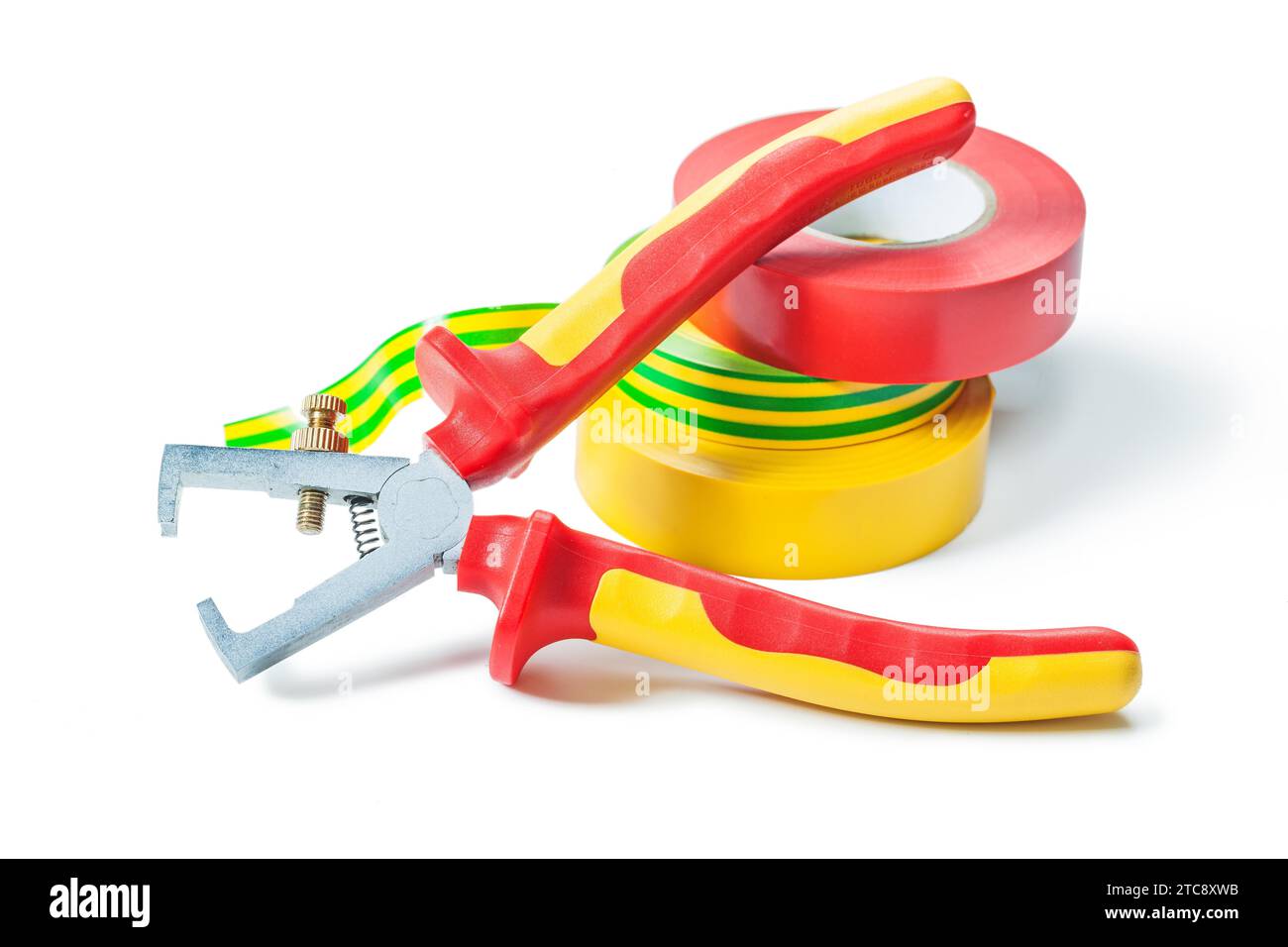Electrical tools insulate wire strippers and insulating tape reels
