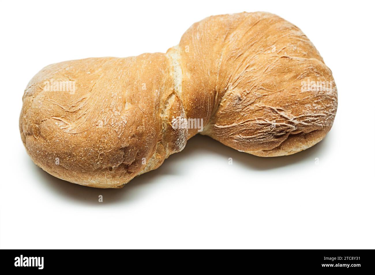 Loaf of sweet bread against a white background Stock Photo - Alamy