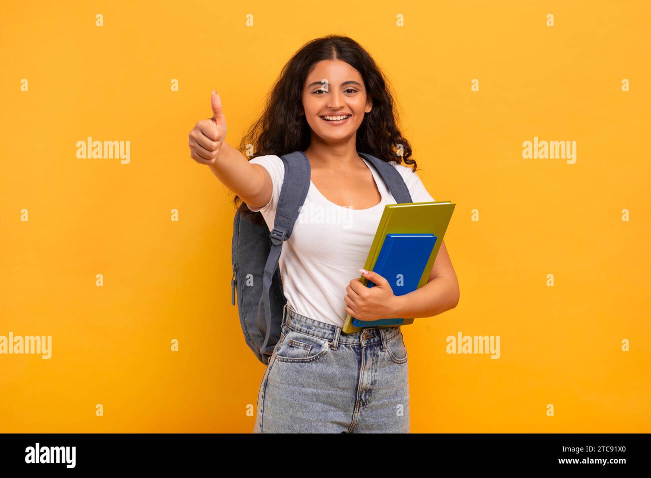 Indian college student bag showing hi-res stock photography and images ...