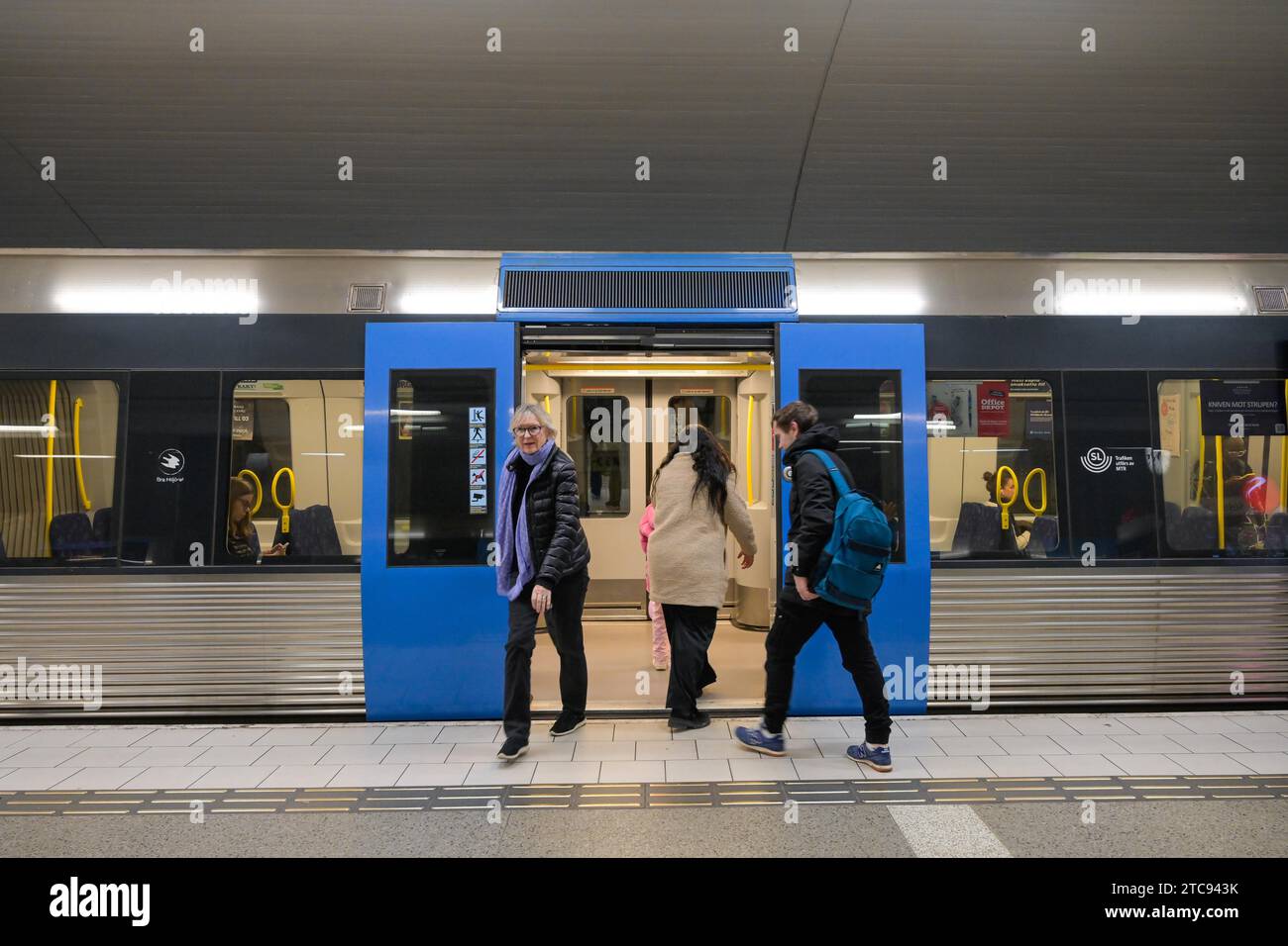 Underground, Tunnelbana, Storstockholms Lokaltrafik, Stockholm, Sweden