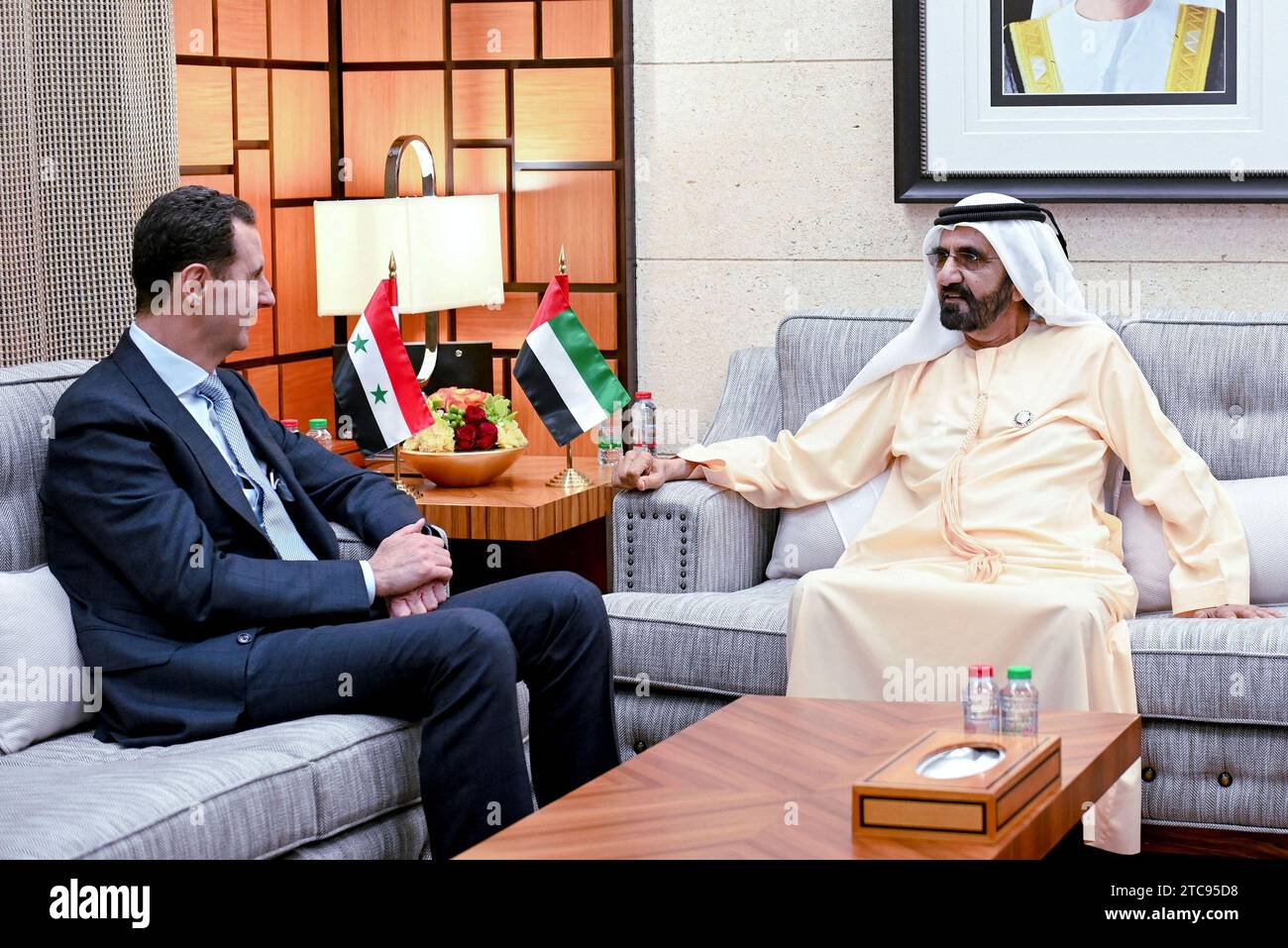 Syrian President Bashar AlAssad meets Prime Minister and Vice