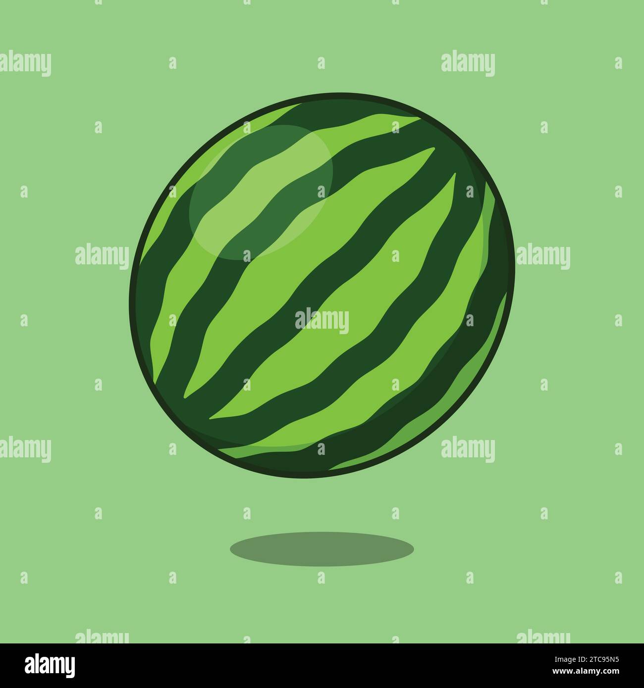 Melon and watermelon Stock Vector Images Alamy