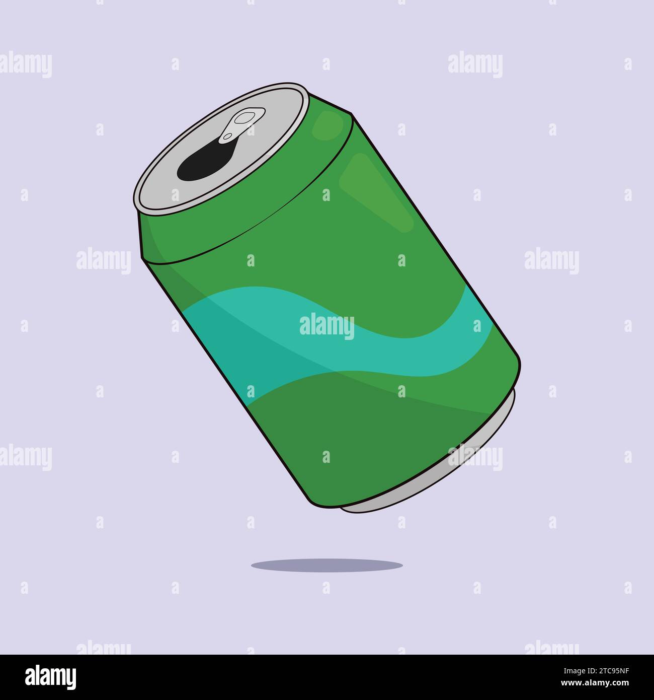 Soda Can Vector Illustration Icon Soda Drink Icon Stock Vector