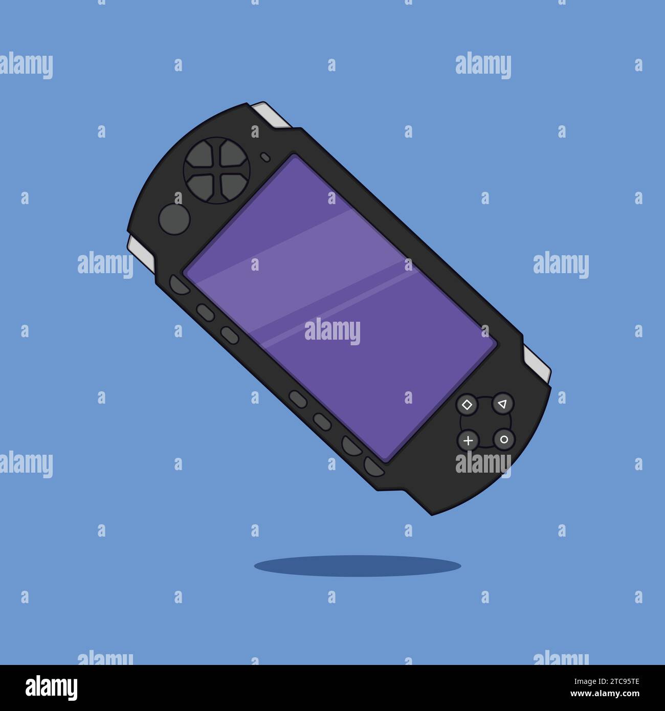 Portable Gaming PSP console vector Icon Stock Vector