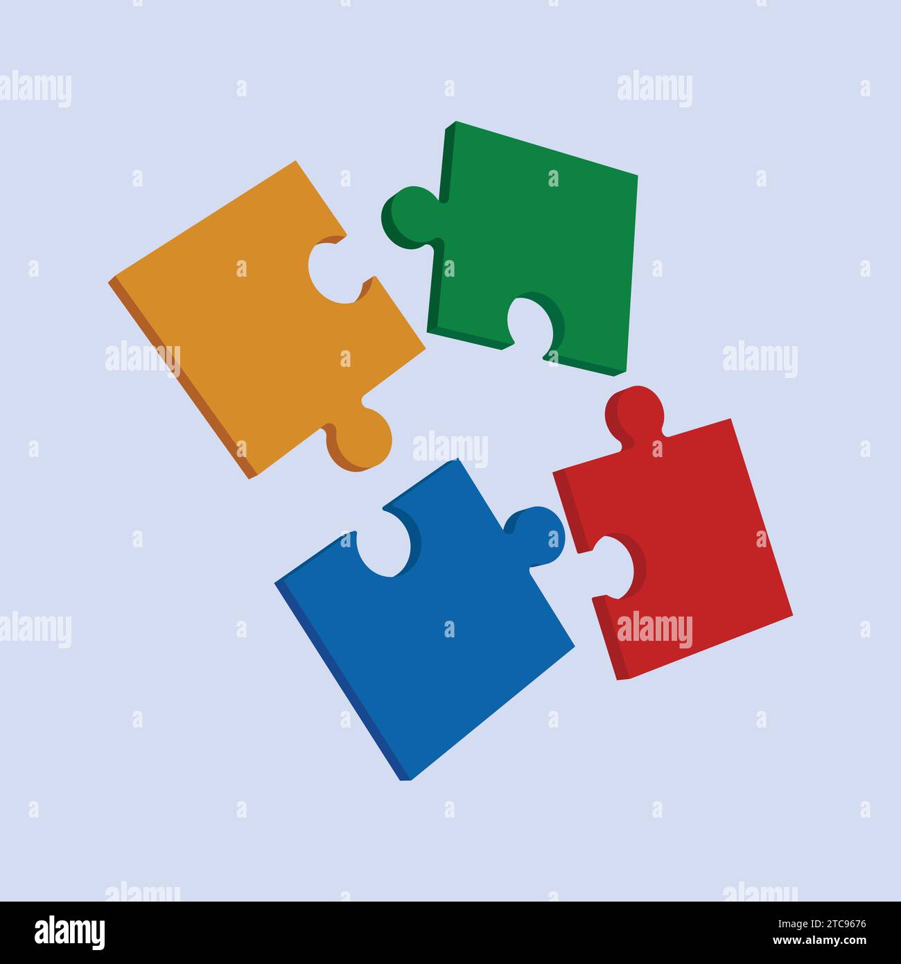 Puzzle Illustration Jigsaw puzzle Vector Icon Solution Puzzle Icon Stock Vector