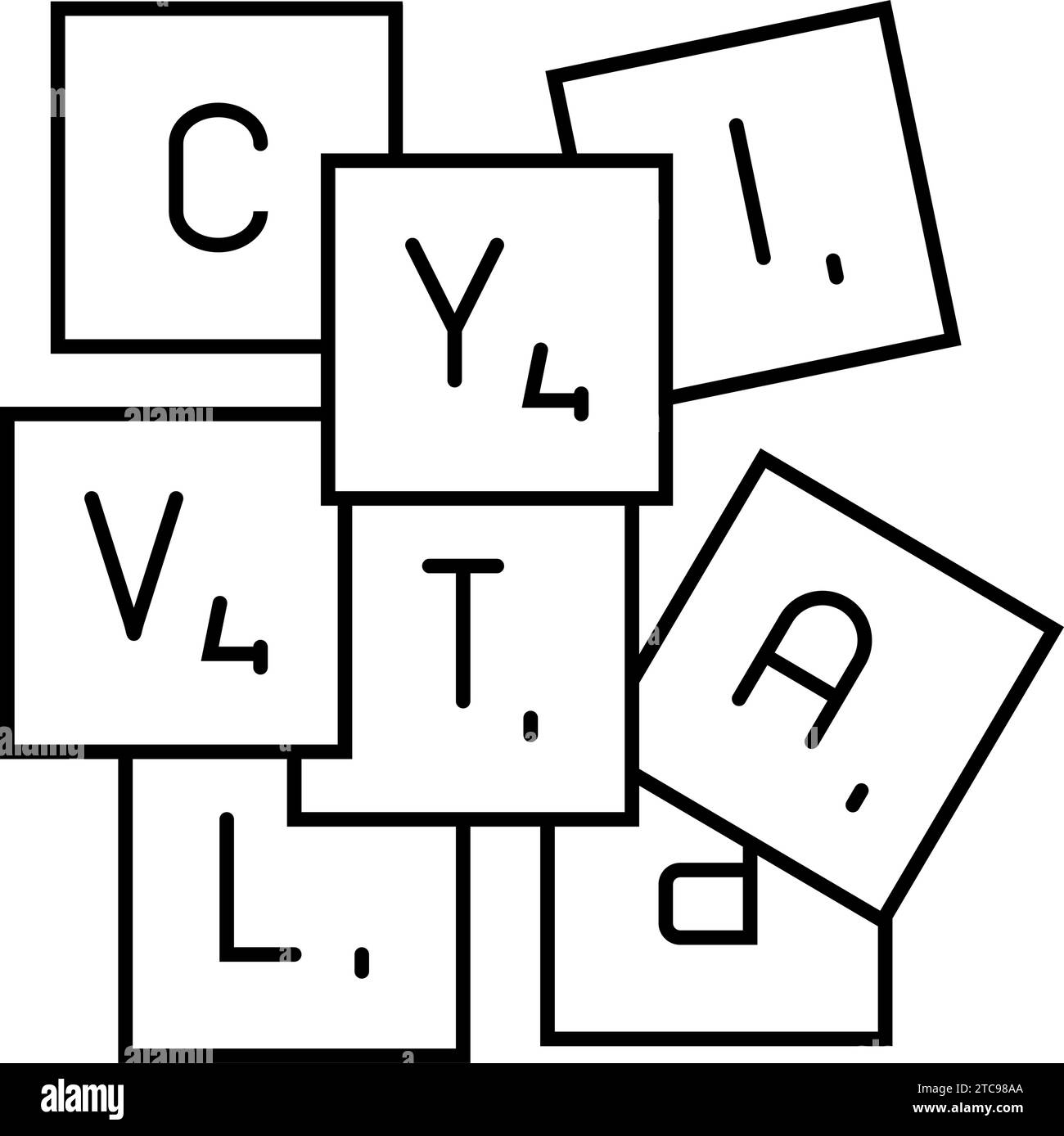 Scrabble board Stock Vector Images Alamy