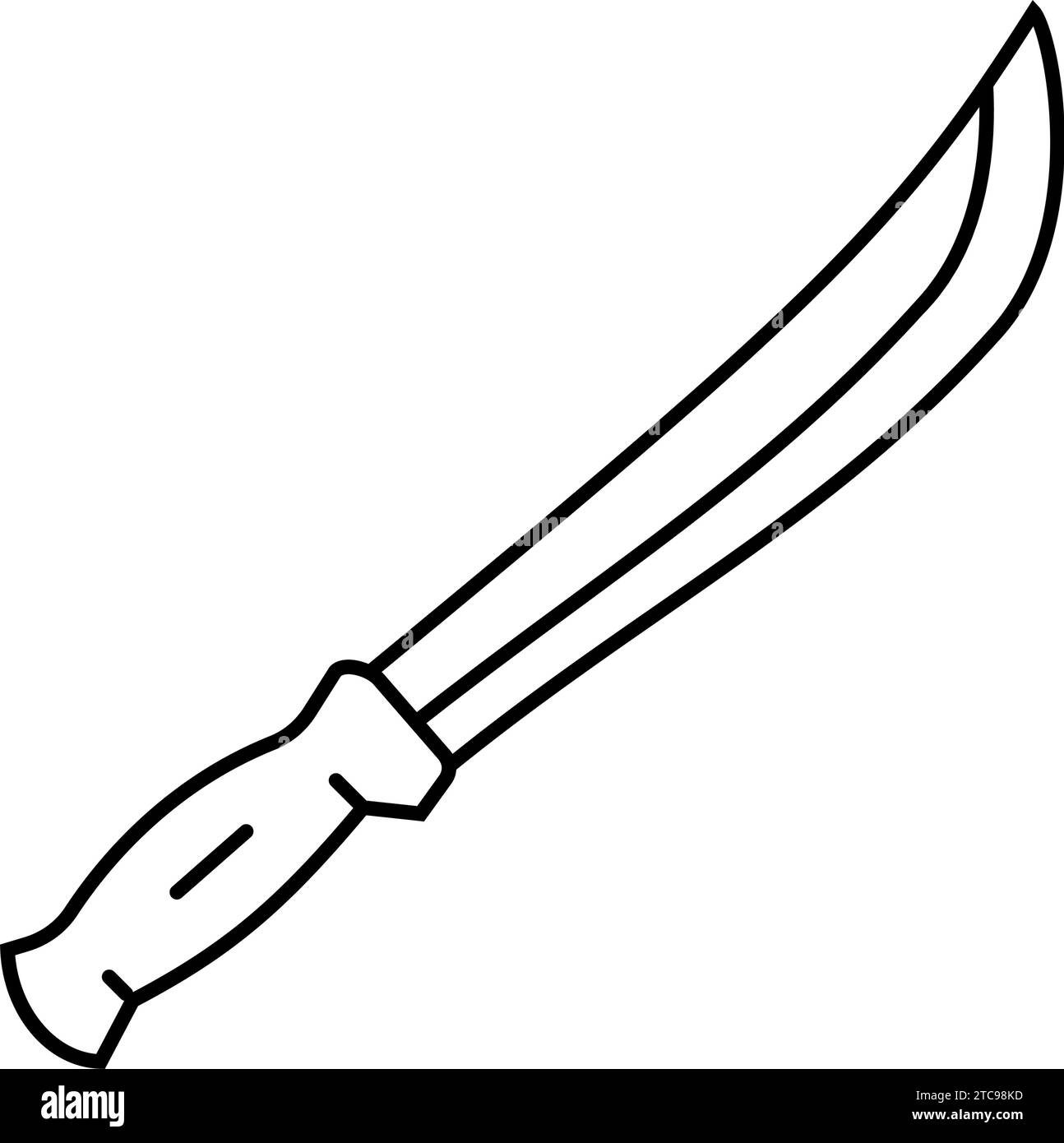 Machete symbol Black and White Stock Photos & Images Alamy