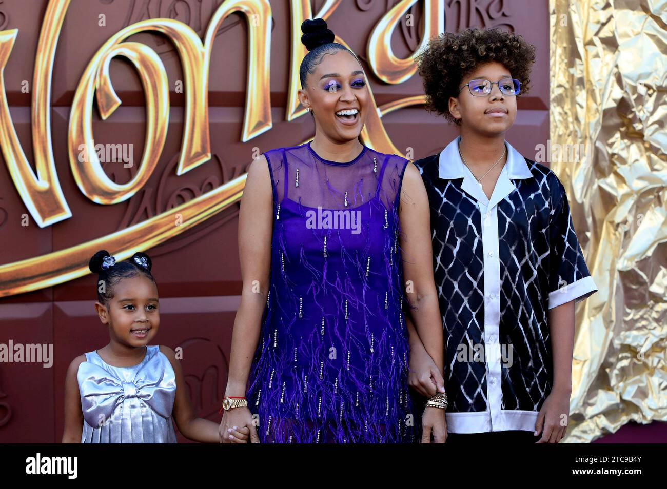 Tia Mowry mit Cairo Hardrict und Cree Taylor Hardrict bei der Premiere